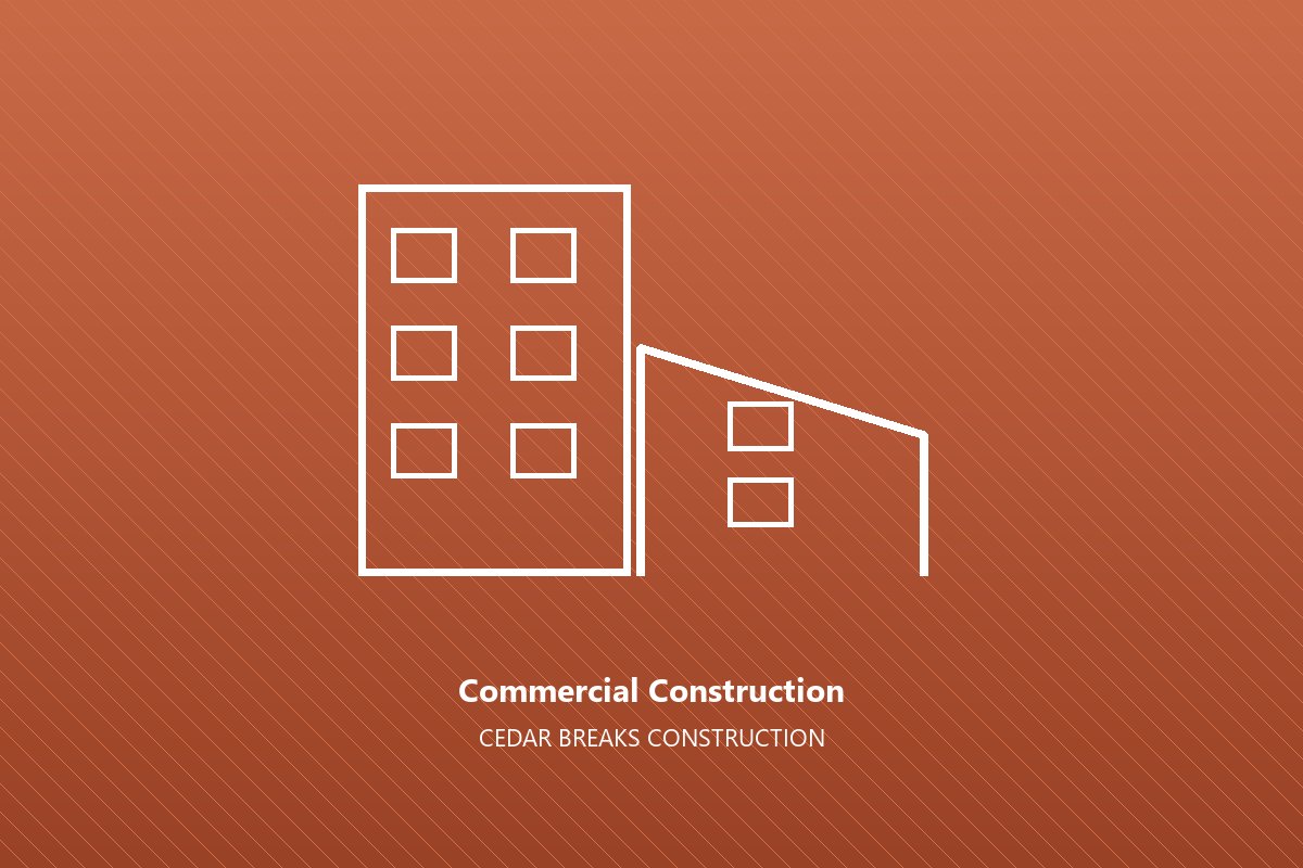 Commercial construction project by Cedar Breaks Construction