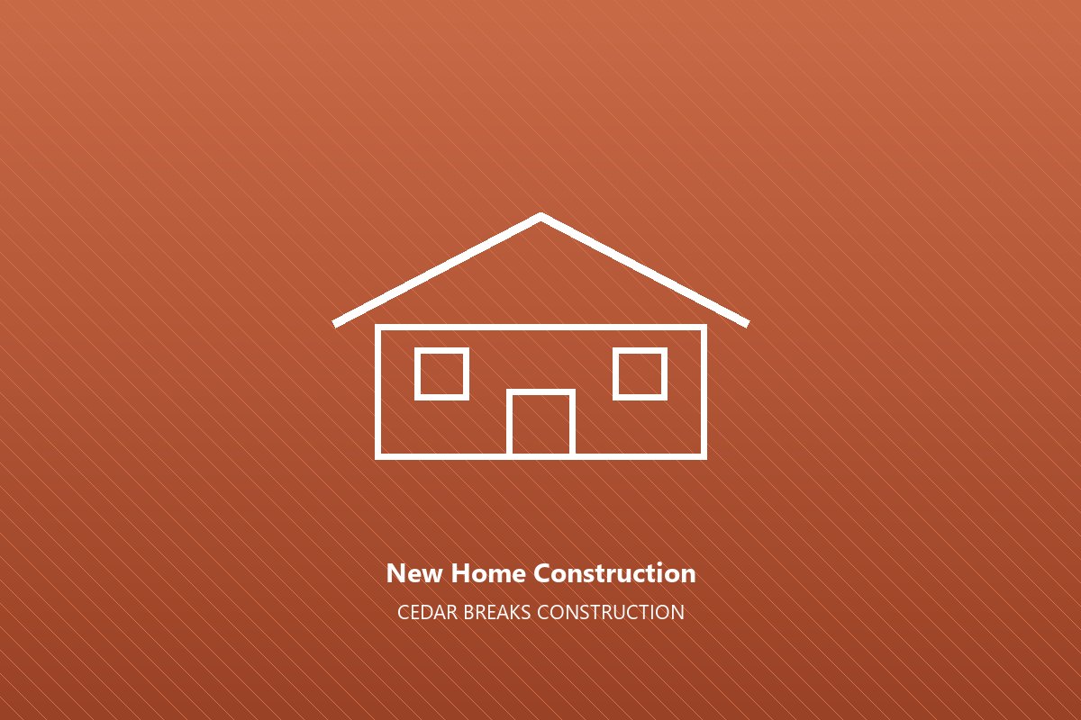 New custom home built by Cedar Breaks Construction in Southern Utah